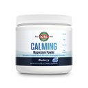 KAL Calming Magnezu Proszek - Blueberry Flavor Magnezu Suplement - Wysoka absorpcja, Wsparcie relaksacyjne, Nie dodano cukru, Wegan, Gluten wolny, Made Without Soy - 40 Służenia, 9 oz