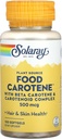 Solaray Food Carotene kapsułki, 10000j.m., 100