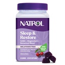 Natrol Sleep & Restore Magnezu Glucinate Mieszanki, Magnez do pomocy snu dla dorosłych, Melatonin-wolne, Cherry Flavored, 30 Day Supply