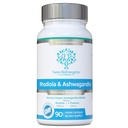 Rhodiola & Ashwagandha z L- Theanine - Award Winning Ashwagandha KSM- 66 600mg & 1500mg Rhodiola (3% Rosavins - 1% Salidrosides) Brak sztucznych wypełniaczy