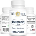 Bio- Tech Farmaceutyczna melatonina (20 mg, 100 kapsułek)