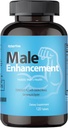 Suplement testosteronu dla mężczyzn - Tongkat Ali, Maca, L- Arginine HCI & Ginseng for Energy, Stamina & Endurance, Non-GMO, Gluten- Free, 120 Tablets (60- Day Supply)
