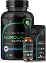 Zenmen Immune Support Bundle: Kapsułki z zielonym czarnym orzechem i monolauryną
