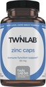 Twinlab Czapki cynku - Wsparcie immunologiczne, Metabolizm, Pielęgnacja skóry, 100 Kapsułki