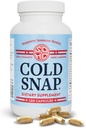 Dynastia Snap Cold Snap - 120ct Kapsułki, Pack of 1 - Plant Based Kompleksowe immunologiczne wsparcie zdrowotne dla wszystkich wieków, Szybkie suplementy dla zimnego i Flu Wsparcie, Brak objawów