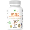 Waked Endurance, Energy And Stamina Support 30 Capsules Organic Green Coffee Bean Extract, Guarana Seed Extract, Green Tea Leaf Extract, Ashwagandha Root Extract oraz Black Pepper Extract as BioPerine