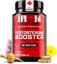 Żelazo Brothers Suplementy Testosteron Booster dla mężczyzn, 90 Kapsułki 124; Testosteron Suplementy dla mężczyzn w celu zwiększenia wzrostu mięśni 124; Estrogen Blocker 124; Promotes Fat Loss & Wzrost wydajności - 30 dni