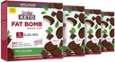 SlimFast Keto Fat Bomb Snack Cup, Mint Chocolate, Keto Snacks for Weight Loss, Niskie węglowodany z 0g Dodano cukier, 14 Pudełko liczenia (opakowanie 4)