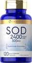 Carlyle S.O.D. Suplement Kapsułki 124; 300 mg 124; 120 Hrabia 124; Nadtlenek Dizmutazy 124; Non- GMO i Gluten Free