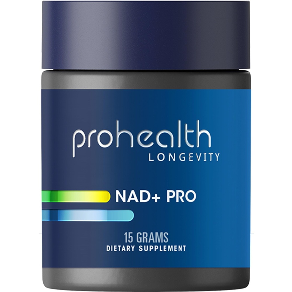 ProHealth NAD + Pro (15 gramów) - NAD + Wzmacnianie Formuły - Czysty nikotynamid Dinukleotyd adenyukleotyd Biodostępny proszek długowieczność