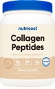 Nutricost Collagen Peptydes Powder 1LB (454 G) (Vanilla) - Hydrolizat kolagenu bydła karmionego trawą