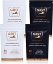 Nutrition Bites Sampler Pack XI124; 23- 26g Protein XI124; High Energy Pre- Workout and Joint Support Supplements XI124; Muscle- Building and Endurance XI124; Gluten Free, Keto, No Soy XI124; GRIT Superfoods (60g, 4 pack)