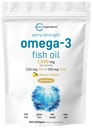 Micro Składniki Ekstra Siła Omega 3 Suplementy oleju rybnego na Podawanie, 240 Softgels 124; Lemon Flavored 124; Bezwładniająca 124; Esencjalne Kwasy tłuszczowe 124; EPA 220mg + DHA 150mg Par 124; Ryby głębinowe