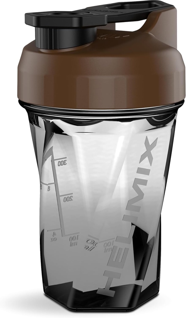 HELIMIX 1.5 Blender Blender Butelka shaker trzyma do 20oz 124; No Blending Ball lub Whisk Between 124; USA Made 124; Przenośne pre Workout Serwatka Protein Shaker Cup 124; Mixes Cocktails Smoothies Shakes 124; Top Rack Safe