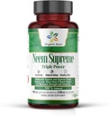 Organic Aura Neem Supreme Capsules. 150 kapsułek Veg. Triple Complex - Max Siła Czysta mocna Azadirachta Indica kapsułki. Naturalny przeciwutleniacz, Zdrowie skóry, Ogromne wsparcie odporności.