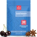 D 'AO Labs mental Tranquility - Non-Habit Forming - Mental Calmness Supplement - Stress Relax & Tranquil Powder - GUI Pi Tang Tradycyjne chińskie zioła - Black Cherry & Spice Flavor - 30 Służenia