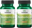 Swanson Probiotic- 4 3 Miliard Cfu 60 Czapki Veg (2 opakowania)