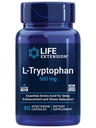 Przedłużenie życia L- Tryptofan, 500 mg, Zachęca do zdrowego poziomu serotoniny i promuje zdrowy sen, nastrojów, Stress Response & Satiety, Gluten- Free, Non-GMO, Wegetarianin, 90 Kapsułki