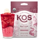 KOS Organic Beet Root Powder, USDA Certified - Superfood Plant Based Beetroot Ingredient dla Stamina Rosnąca, Cyfrowy - Non-GMO, Soy & Gluten- Free, 50 Worek Servings