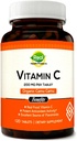 Suplement witaminy C z Camu Camu, Pakowane z Natural VIT C, Surowe przeciwutleniacze - Suplement wsparcia immunologicznego - Camu Camu Extract. (120 Count)