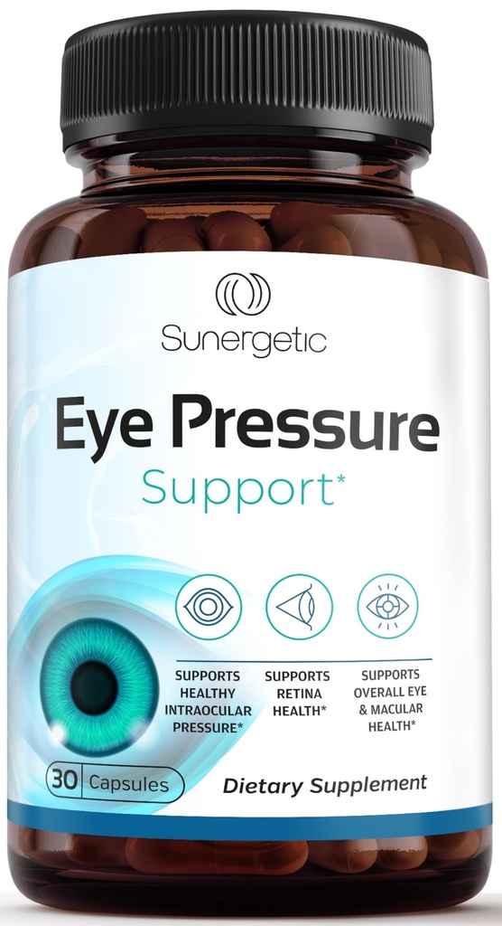 Suchy Premium Supplement Support Eye Supplement - Supplement Eye Pressure z Saffron, Luteina, Zeaksantyna, Bilberry & Pine Bark - Pomaga Ocular Health & Ogólny Wizja - 30