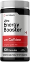 Horbäach Energy Supplement Equipment 124; 120 Kapsułek Equipment 124; z kofeiną, Ginseng & Witamina B12 Equipment 124; Daily Energy Booster Pills Equipment 124; Non-GMO, Gluten Free