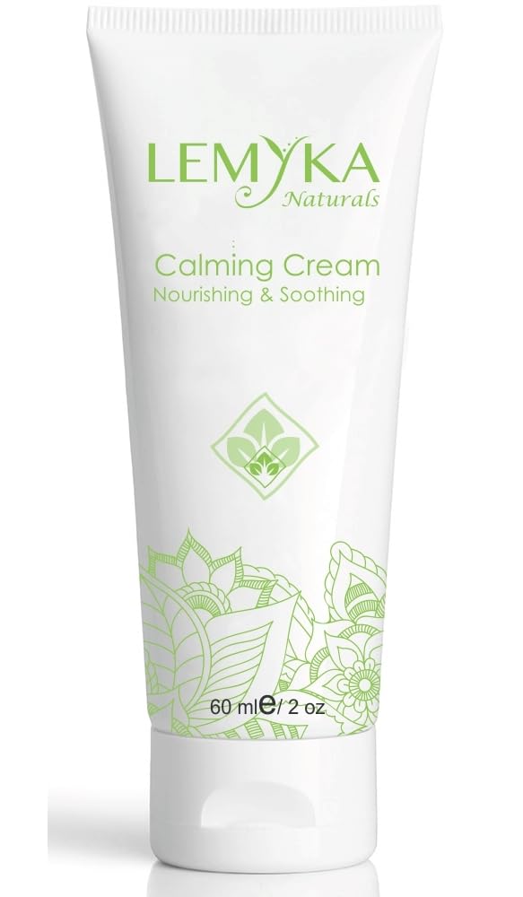 Lemyka Natural Eczema Cream z Ceramidami, Swędzi i Redness Relief na zapalenie skóry atopowe, Łuszczyca, Hives, Organic Healing Ointment Długotrwały Moisturizer, Paraben- free, Fragrance- free, 2oz