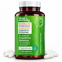 Dawka suplementu diety balance- Gut Health - USDA- Kombucha, 7 Probiotic Strains i Prebiotyki dla mikrobiome- Digestive Enzymes for Digestion- Bloating Relief for Women and Men