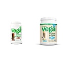 Vega Białko i zielona Białko Proszek, Czekolada i Oryginalny Proszek Białko, Creamy Vanilla roślin na bazie białka Napoje mieszanki do wody, Mleko i Smoothies, 32,5 oz