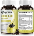 Shilajit Pure Himalayan Organic Shilajit Gummies, 5000MG Suplement Shilajit dla mężczyzn i kobiet z 85 + Minerały śladowe & Kwas Fulvic, Wsparcie dla Focus, Energia & Immunic, Non-GMO Birmingham 124; 60 Hrabia, 2 opakowania
