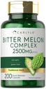 Carlyle Bitter Melon kapsułki 2500 mg kapsułki 124; 200 Hrabiego 124; Non- GMO & Gluten wolny ekstrakt Supplement Complex