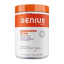 Genius BCAA Proszek - 5g Wegan BCAAs L- Glutamina, Cognizin i Rhodiola Odzysk mięśni Wsparcie energii 100mg Kofeina Pre, Intra, Post- Workout Suplement nootropowy dla Focus & Performance - Grape Limeade