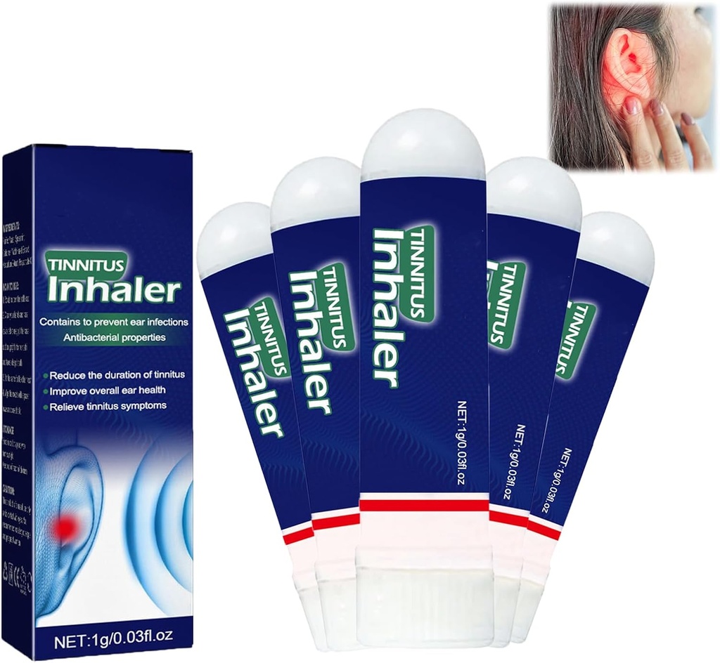 Echo Ease Tinnitus Inhaler, Tinnitus Relief do pierścieniowych urządzeń usznych