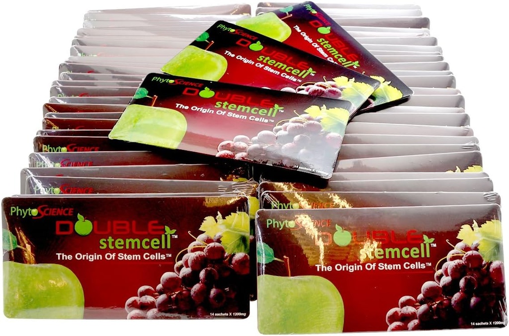 80 Pack PhytoScience Double Stemcell Anti Aging Antioksydant Product EXP05 / 2020 (14 Sachets per pack)