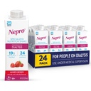 Nepro Nutrition Shake for People on Dializa, Białko 19g, 420 kalorii, Mieszane jagody, 8 fl oz, Opakowanie po 24