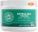 Vimergy Spirulina w proszku - skoncentrowane białko roślinne wspomaga immunologiczne zdrowie i funkcje sercowo-naczyniowe - wegańskie, koszerne, bezglutenowe - 125g