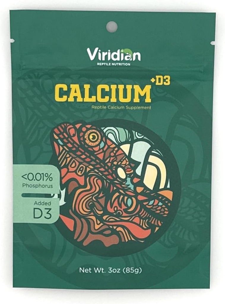 Viridian Reptile - suplement wapnia dla gadów z D3 (10, Ounces)