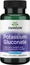 Swanson Potasu (glukonian) 99 Miligramy 100 Kapsułki