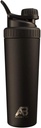 AeroBottle Cryo Shaker Cup, Izolowana butelka ze stali nierdzewnej i shaker protein, Mixes Protein and pre Workout z technologii mieszania turbulent, Bez mieszania Ball lub Wisk, 26oz, Czarny lód
