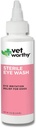 Vet Worthy Eye Wash for Dogs - Delikatne rozwiązanie do czyszczenia oczu dla psów, aby zapobiec plam łzowych i podrażnienia oczu - Oczyszczanie oczu psa na plamy łzowe, Brud i absolutorium z oczu - 4oz