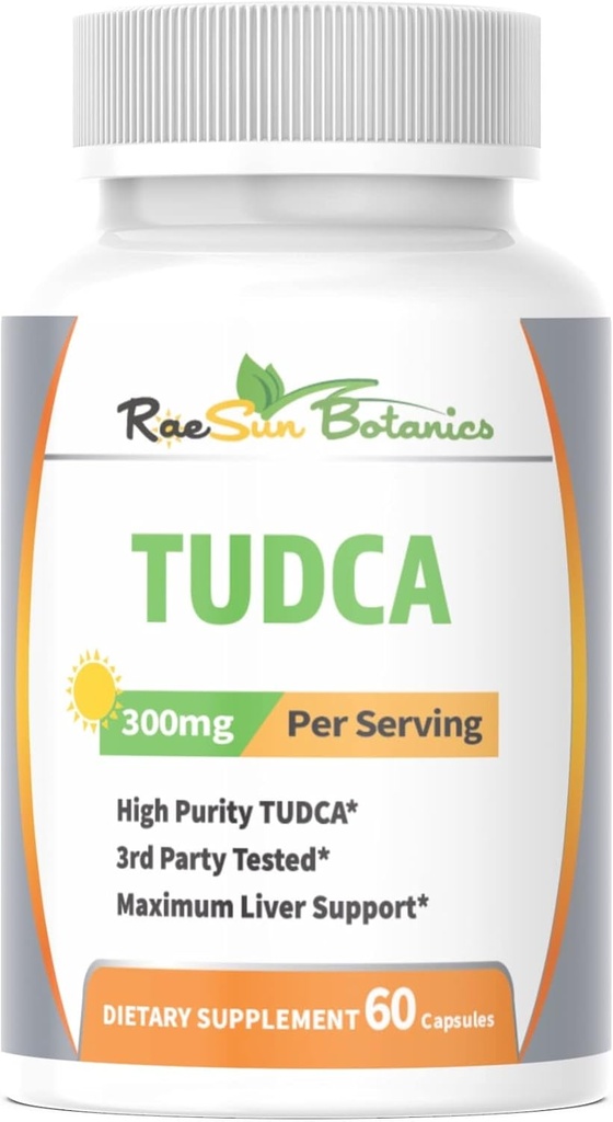 TUDCA (kwas tauroursodeoksycholowy), 60 kapsułek 300mg, serwujące jakość Premium 3. strony, testowane maksymalne wsparcie dla wątroby