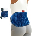 Mikrofalowa mikrofalowa papa grzewcza do łagodzenia bólu pleców, skurcze okresowe, 2,5LB Wearables Microwavable Ogrzewanie Pads, Moist Heat Therapy for Sciatica, Waist Coccix, Ciepły kompresja Odzyskiwanie się dobrze prezent