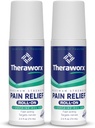 Theraworx Maksymalna siła ból Relief Roll- On z lidokainą, Szybkie aktorstwo - 2.5 Oz - 2 Hrabia