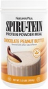 NaturesPlus SPIRU-TEIN, Czekoladowe masło orzechowe - 2,3 kg, Opakowanie 2 - Proszek białkowy na bazie plantacji - Wegetarianin, Gluten Free - 68 Służenie ogółem