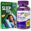 Wyrównać Sleep- Aid Difenhydramine HCI 25 mg 365 Kapulety i Vital Volumes Sleep Steps Card