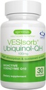 Igennus Advanced VESIsorb Ubichinol 100mg 30 Softgels, 600% Biodostępność, Szybkie działanie wodne - Rozpuszczalny Koenzym Q10 Suplement dla Energii i Serca, 1- Miesiąc Dostawy