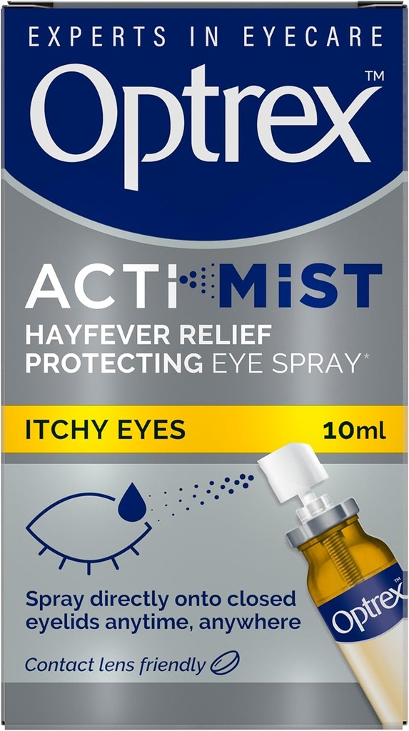 Optrex ActiMist 2- in-1 Rozpylacz do oczu na swędzenie plus wodnisty - 10 ml przez Optrex