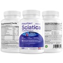 Advanced Sciatic Nerve Support Relief: Alpha Lipoic Acid - 18 in 1 Sciatica Supplements - Witamina B Complex - Made in USA (120 Count (Pack of 1))