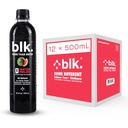 Blk. Naturalna woda mineralna, arbuz, 500 ml Opakowanie po 12, 8 pH Woda, Biodostępny ekstrakt kwasu Fulvic & Humic, Minerały śladowe, Elektrolity do Hydrate, Naprawa i Przywracanie komórek