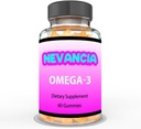 Omega-3 Gumiaki z DHA & EPA, Omega-3 Olej rybny, Promotes Heart & Brain Health, Eye Health, Wsparcie immunologiczne, Natural Orange Flavour, 60 Gummies, 30- Day Supply